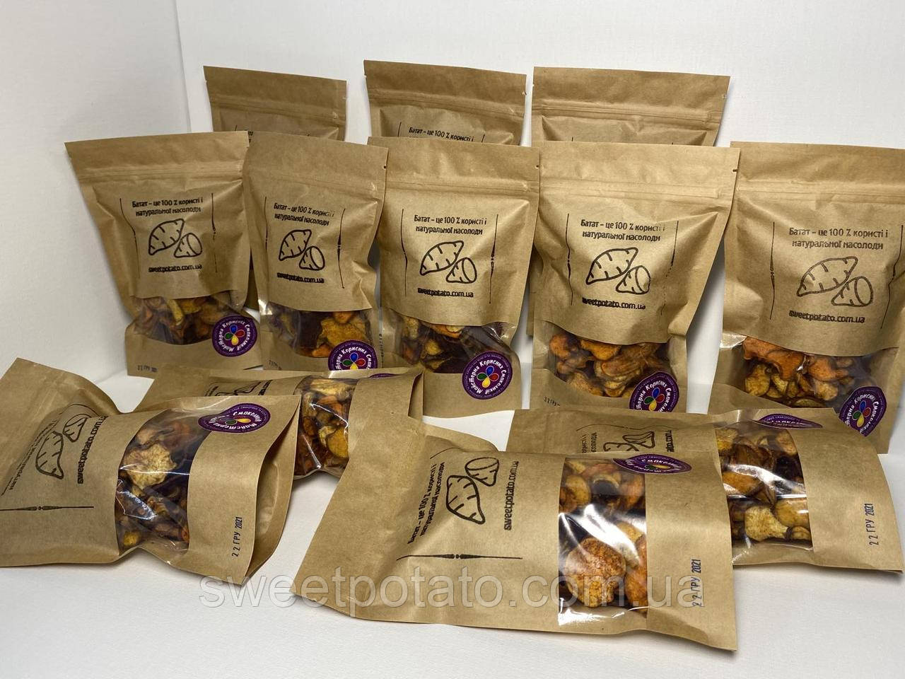 Чипсы Из Батата 50 Грамм — Купить Недорого на Bigl.ua (1526905332)