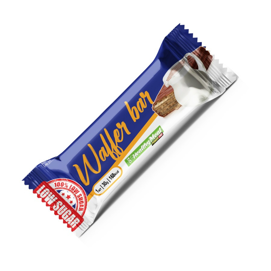 Батончик Power Pro Waffer Bar Вафля Low Sugar, 30 Грамм, Сливки ...