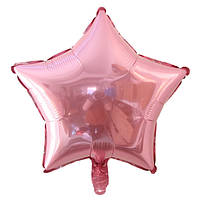 Фольгированный шар мини звёздочка 10 дюймов Розовый