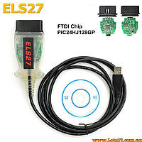 Автосканер ELS27 FORSCAN FTDI FT232RL PIC24HJ128GP USB OBD2 діагностичний кабель адаптер