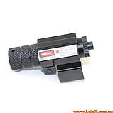 Лазерний приціл цілевказівник Red компактний ЛЦВ для гвинтівки пістолета карабіна, фото 6