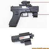 Лазерний приціл цілевказівник Red компактний ЛЦВ для гвинтівки пістолета карабіна, фото 7