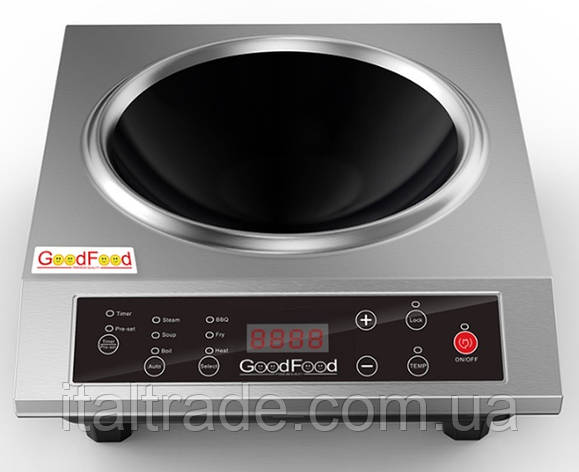 Плита індукційна настільна WOK GoodFood IC35 Simply Style потужністю 3,5 кВт, фото 1