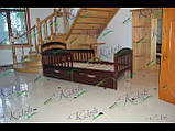 Ліжко одноярусне "Каріна-ЛЮКС" з двома бортиками + ящики + матрац, фото 4
