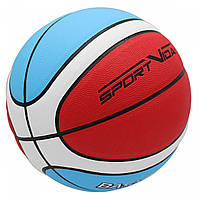 Мяч баскетбольный классический Size 7 SportVida Мячик тренировочный для улицы и зала Из композитной кожи