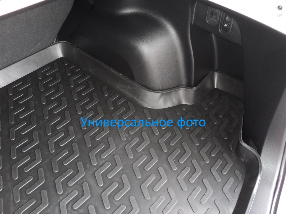 Коврик в багажник для Chevrolet Aveo II SD (12-) полиуретановый 107010501 - фото 5 - id-p244170306
