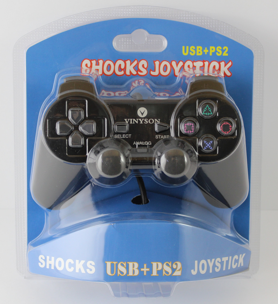 Джойстик для PC і PS2 DualShock USB+PS2, фото 1