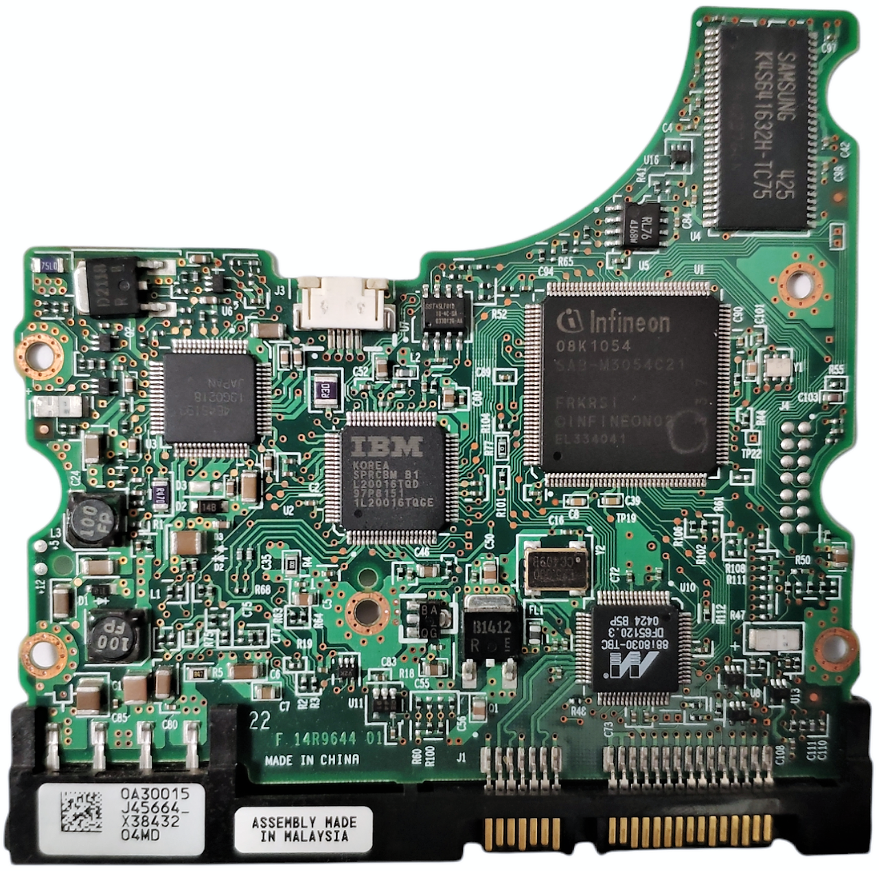 Плата HDD PCB 14R9644 0A30015 Hitachi HDS724040KLSA80