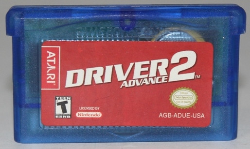 Картридж на GBA "DRIVER advance 2"