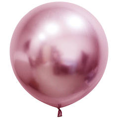 Куля 24" BALONEVI-БЛ хром 05 рожева
