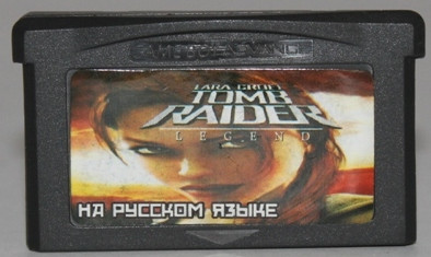 Картридж на GBA "LARA CROFT TOMB RAIDER"