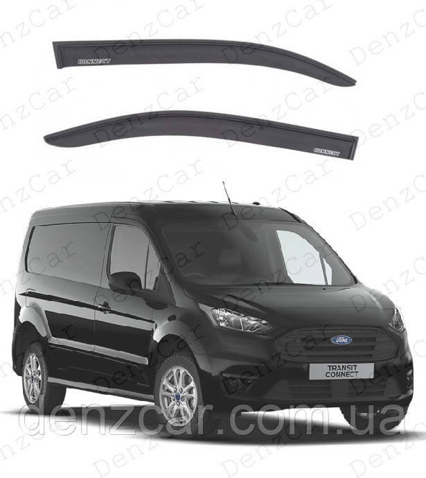 Вітровики Ford Transit Connect 2d 2013 (на скотчі)\Дефлектори вікон Форд Транзит Коннект