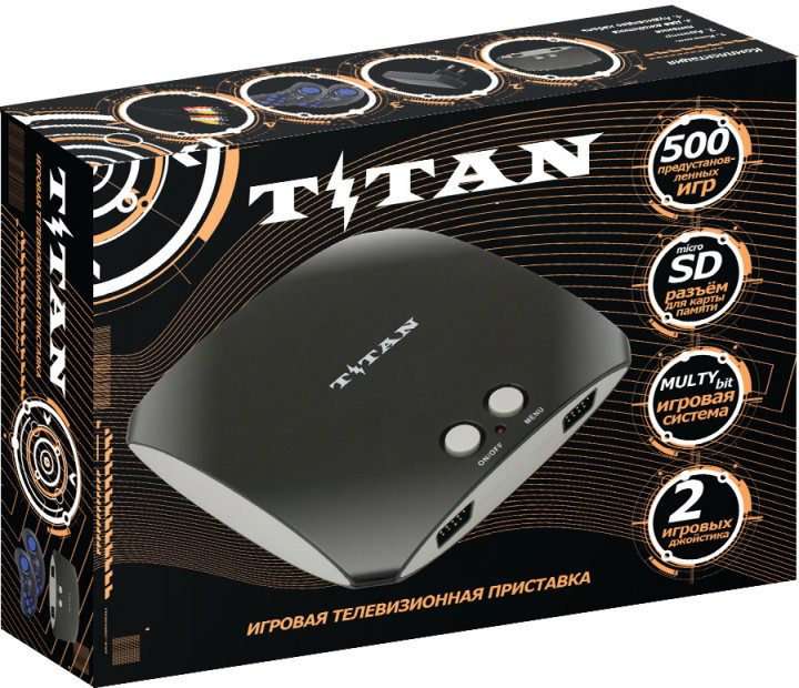 Ігрова приставка двосистемних 8 і 16 біт з пам'яттю TITAN 3