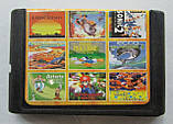 Збірник ігор для SEGA 9в1 MA-903 Lion King / Donald Maui / J.Book / Asterix Rescue / Mario 2, фото 4