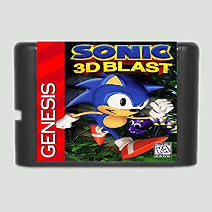 Картридж Sega Mega Drive — Sonic 3D Blast у подарунковому пакованні