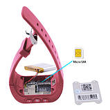 Smart-годинник дитячий з GPS Q50-2, Sim card, pink, фото 5
