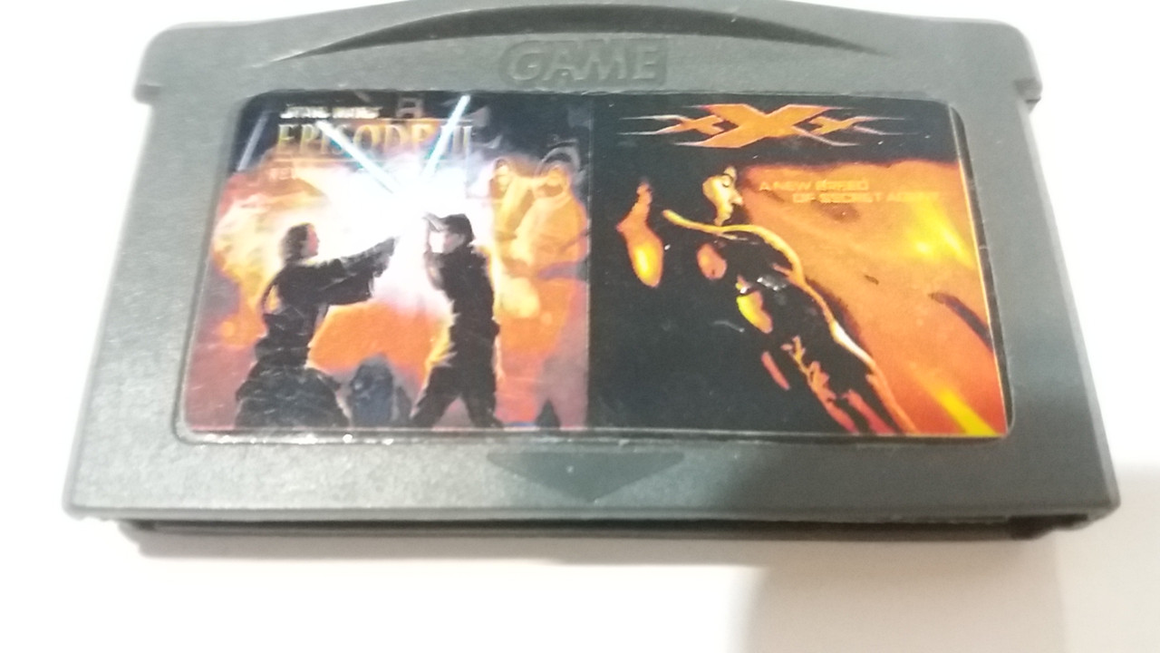 Ігровий картридж для GAME BOY ADVANCE 2 в 1 star wars episode 3+XXX