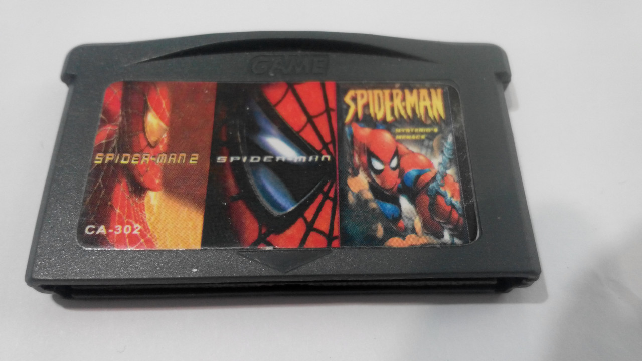 Ігровий картридж для GAME BOY ADVANCE GB 3 in 1 Spider-Man