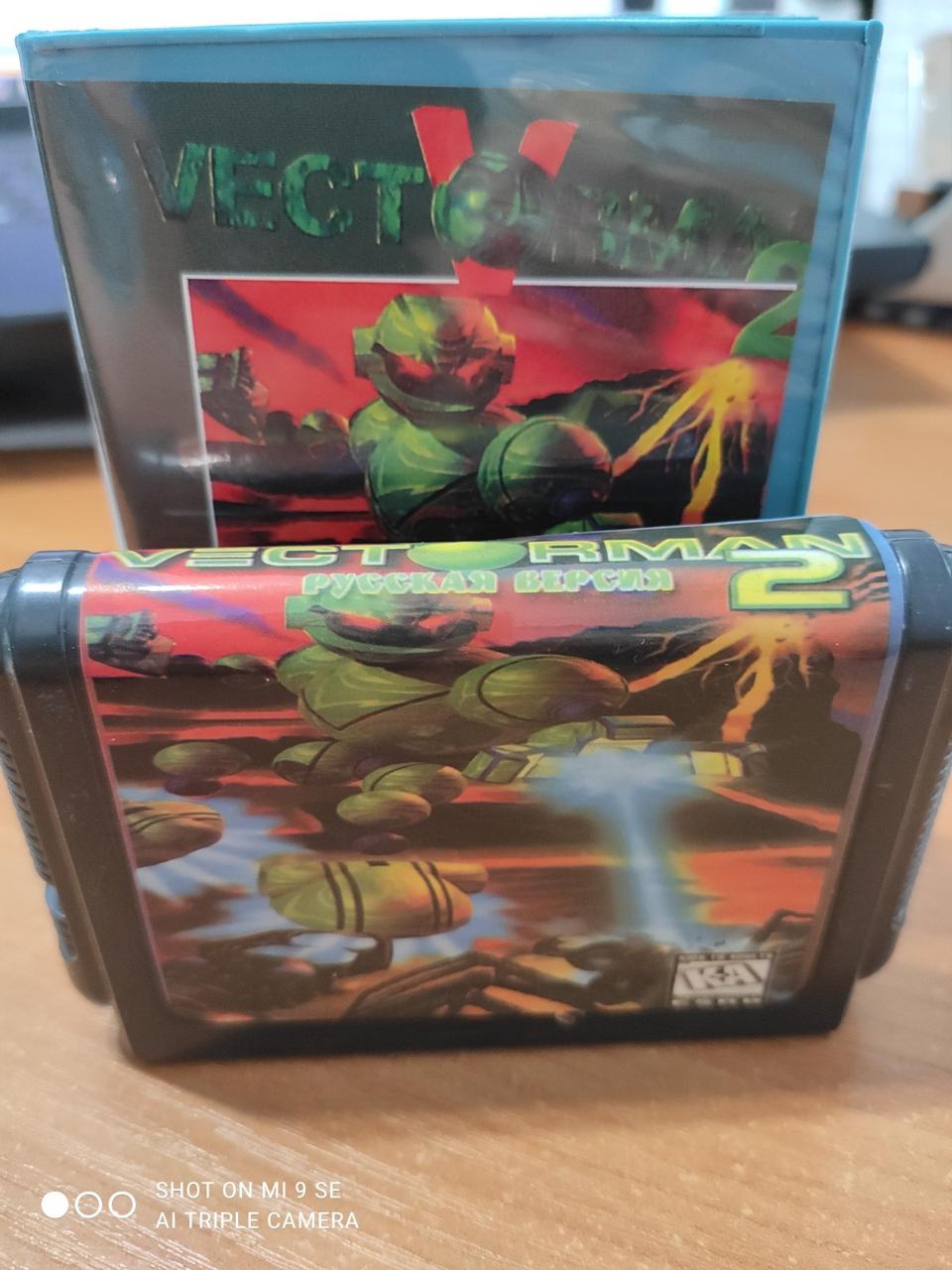Vectorman 2 картридж Sega 16 bit