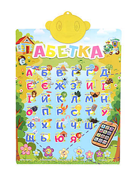 Інтерактивний навчальний плакат Абетка UKA-A0002 дитячі розвиваючі навчальні іграшки для дітей