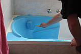 Емаль акрилова Plastall Small для реставрації ванн 900г Біла, фото 7