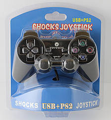 Джойстик для PC і PS2 DualShock USB+PS2