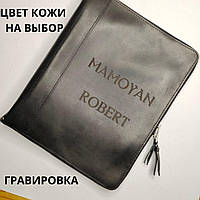 Шкіряна папка для морських документів. Шкіряна папка для сімейних документів.Тревел-кейс ( Ручна робота)