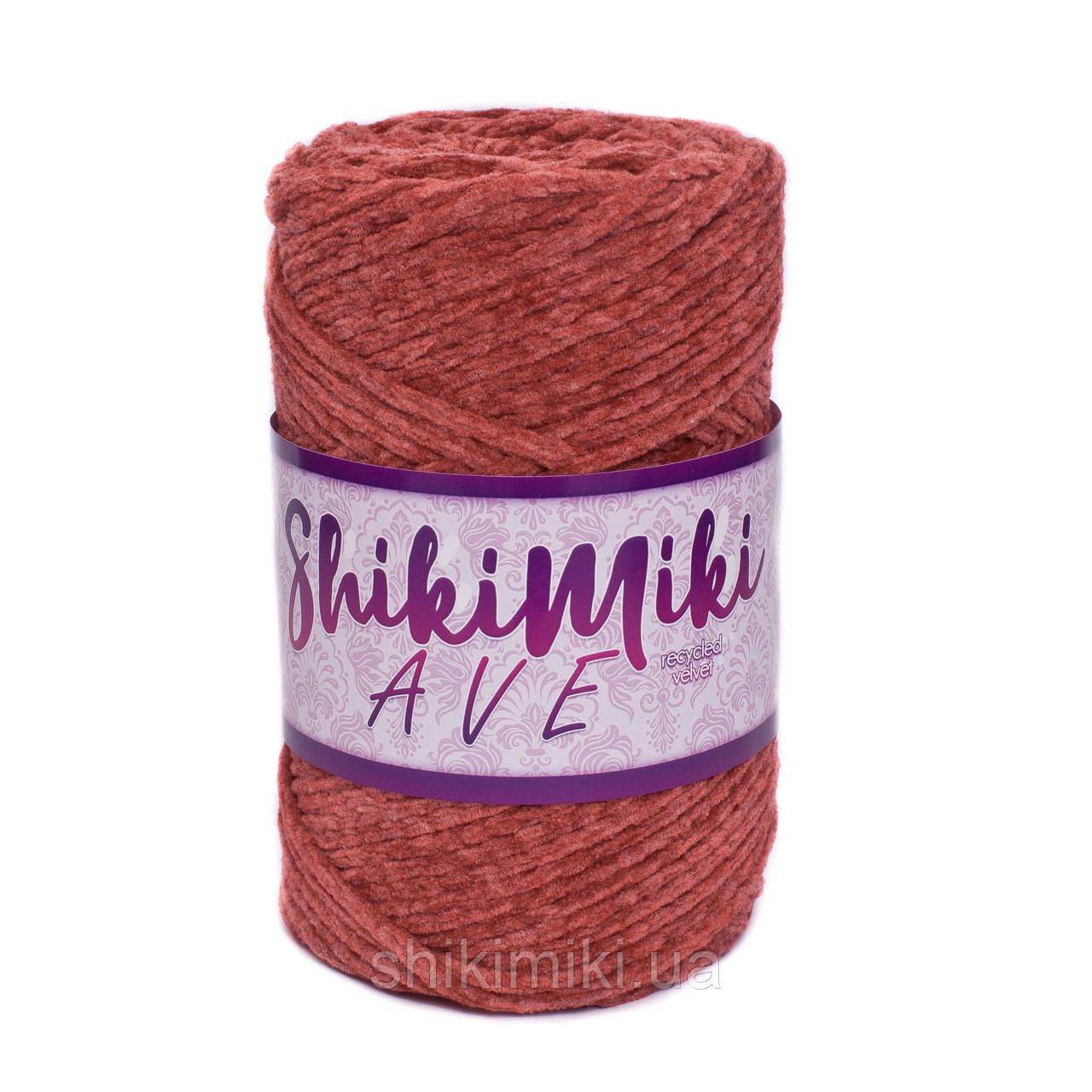 Вельветовий шнур Shikimiki AVE, колір теракота рожева