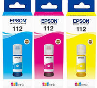 Набор чернил Epson 112 Cyan, Magenta, Yellow (SET112C/M/Y)