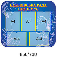 Стенд «Батьківська рада інформує» ПВХ-2