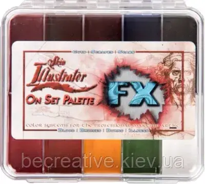 Спиртова палітра гриму Skin Illustrator Set On FX Palette