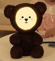Детский светильник Игрушка-лампа в виде мишки и зайца c Bluetooth Ночник-колонка