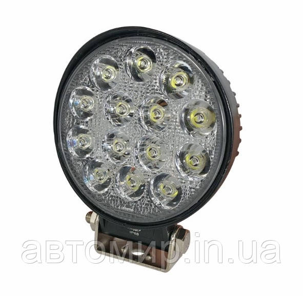 LED фара 12-24 Вольт. Світлодіодна лэд фара на 14 діодів коло ALLLIGHT 27TYPE 42W 14CHIP SPOT 9-30V, фото 1