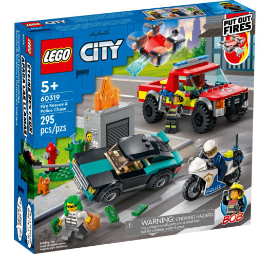 LEGO CityЛего Сіті Пожежна бригада і поліцейська погоня 60319