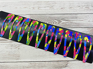 Заколки тік-так 6.5 см кольорові 10 шт/уп.