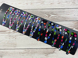 Заколки тік-так 6.5 см кольорові 10 шт/уп.