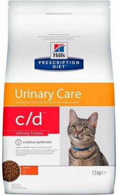 Hills (Хіллс) C/D Urinary Stress Ветеринарний корм для кішок при стресі для профілактики сечокам'яної хвороби, фото 2