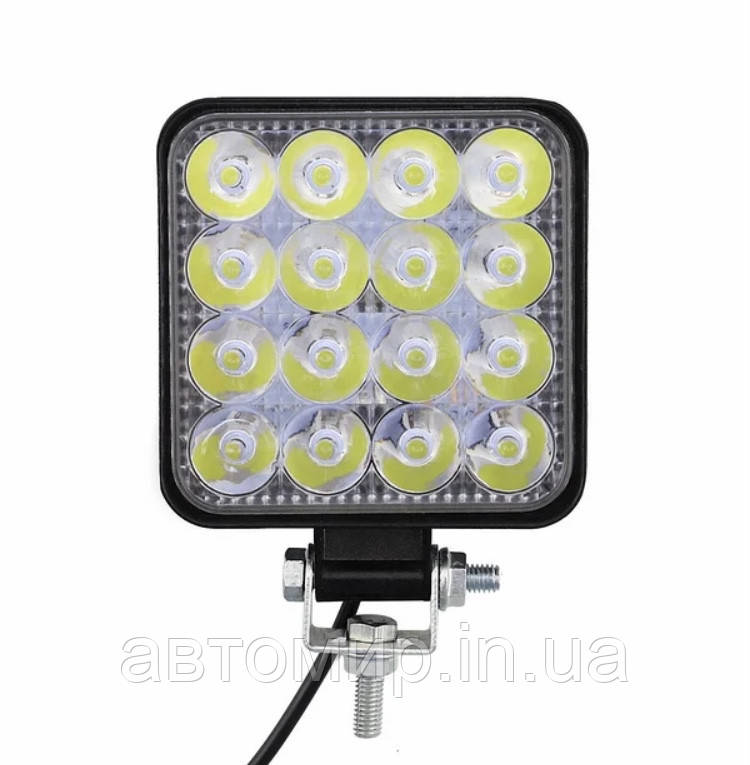 LED фара, світлодіодна лід фара CYCLONE WL-D6 mini 48W EP16 SP