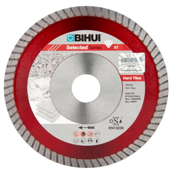 Алмазний диск для різання BIHUI B-Turbo 125*1,3*7*22,23 мм DCDT125
