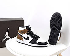 Зимові кросівки Nike Air Force Black з хутром, чоловічі кросівки. ТОП Репліка ААА класу., фото 2