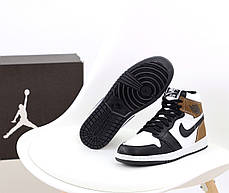 Зимові кросівки Nike Air Force Black з хутром, чоловічі кросівки. ТОП Репліка ААА класу., фото 3