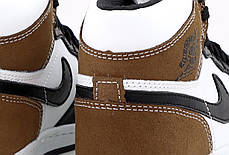Зимові кросівки Nike Air Force Black з хутром, чоловічі кросівки. ТОП Репліка ААА класу., фото 2