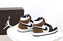 Зимові кросівки Nike Air Force Black з хутром, чоловічі кросівки. ТОП Репліка ААА класу., фото 2