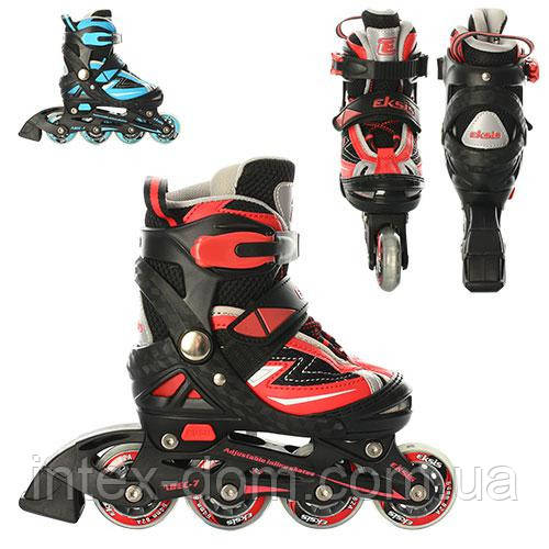 Ролики B 8073-2 S-R (Червоні) р. (30-33), фото 1