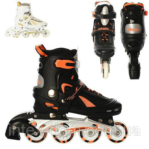 Ролики A 8072 M-BL (Чорні) р. (34-37), фото 1