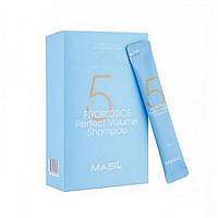 Шампунь для об'єму волосся з пробіотиками Masil 5 Probiotics Perfect Volume Shampoo, 8 мл
