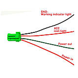 КНОПКА Front Differential Lock з підсвічуванням Toyota Camry Prius Corolla PRADO (синя підсвітка), фото 3