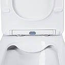 Унітаз-компакт Qtap Nando безобідковий з сидінням Soft-close QT12221222AW, фото 4