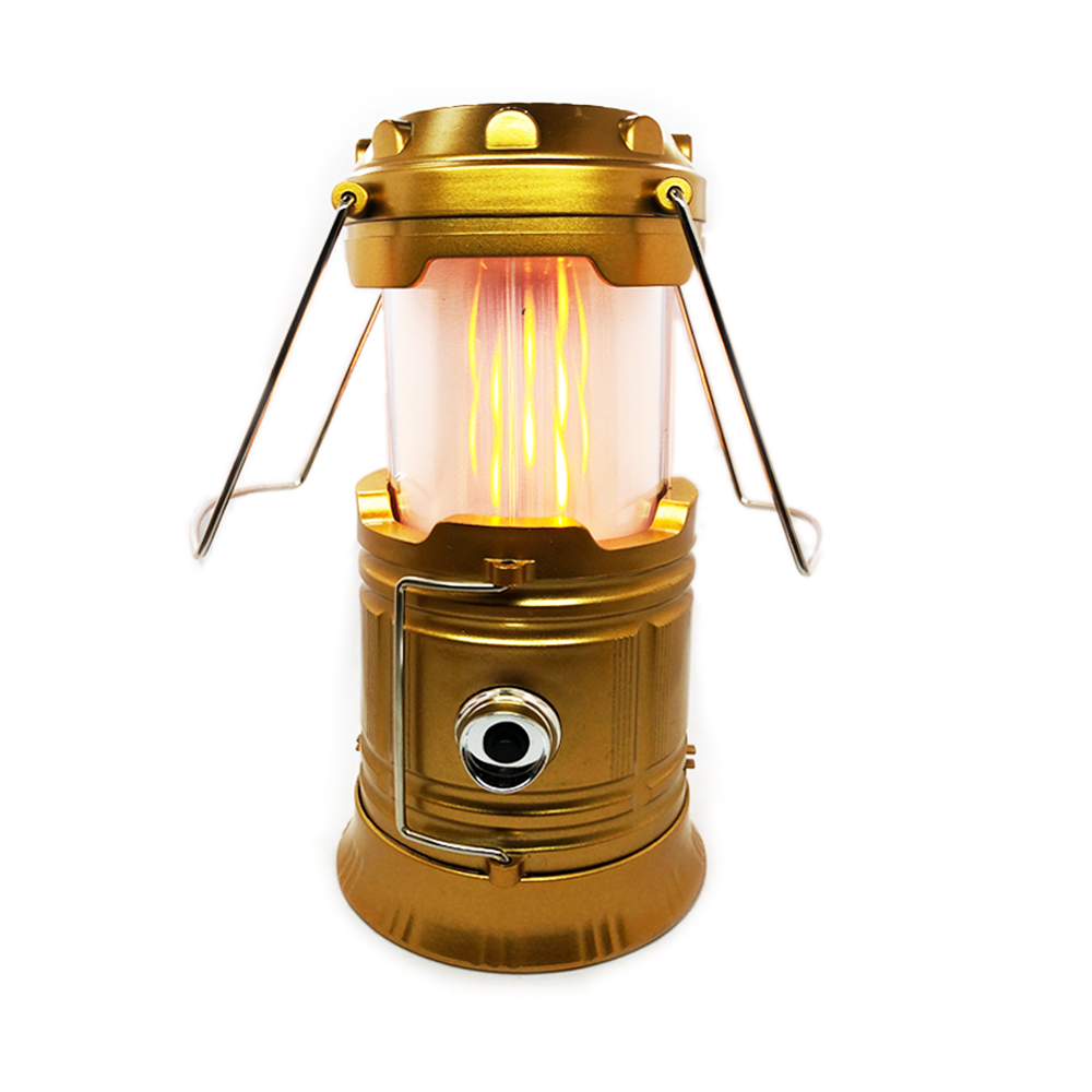 Кемпінговий ліхтарик Flame Lamp Lantern HL-8200 з ефектом полум'я (НА БАТАРЕКАХ)