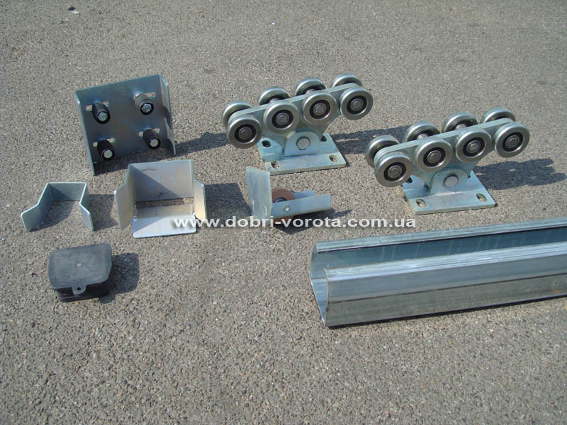 SP Premier STRONG-800 ZINC. Фурнітура для відкатних воріт до 800 кг.